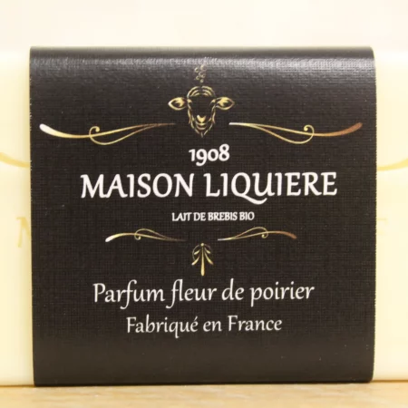 Savon fleur de poirier au lait de brebis bio