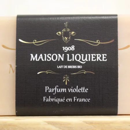 Savon violette au lait de brebis bio