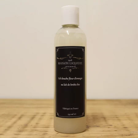 Gel douche fleur d’oranger au lait de brebis bio