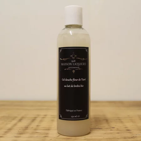 Gel douche fleur de tiare au lait de brebis bio