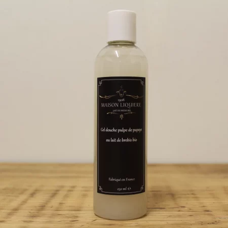 Gel douche pulpe de papaye au lait de brebis bio