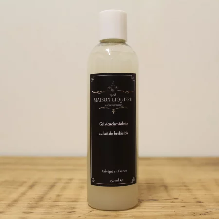 Gel douche violette au lait de brebis bio