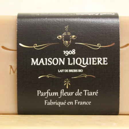 Savon fleur de tiare au lait de brebis bio