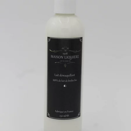 Lait démaquillant enrichi à 20% de lait de brebis bio sans parfum